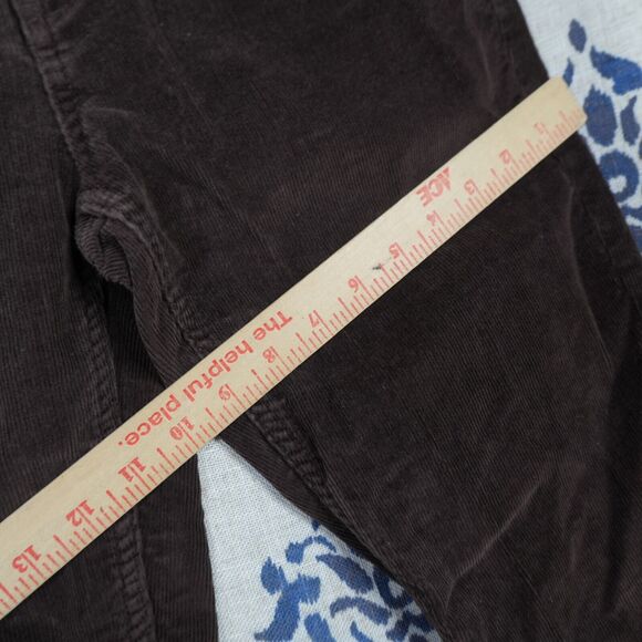 Everlane Womens Jeans Baby Cord Cheeky Pant Sz 25 Corduroy Crop Espresso Brown - Picture 5 of 9